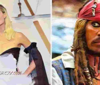 Margot Robbie and Johnny Depp