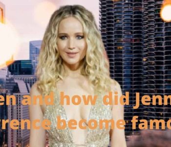 When and how did Jennifer Lawrence become famous